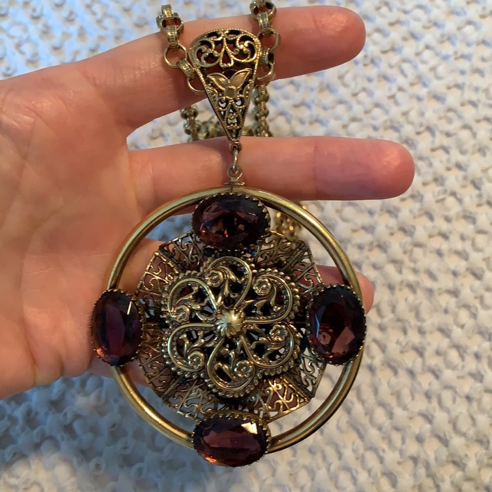 Vintage designer statement necklace 🦄